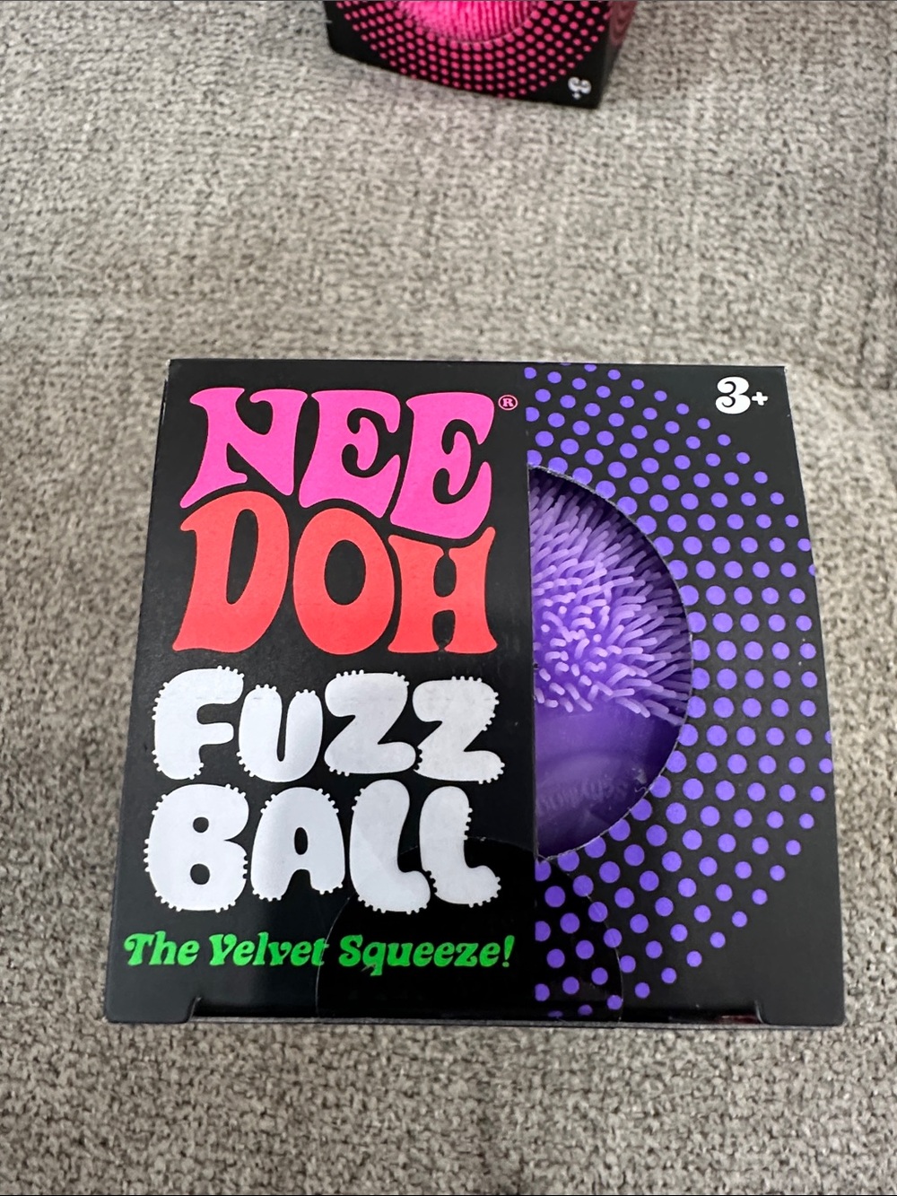 Fuzz Ball Velvet Squeeze - Purple